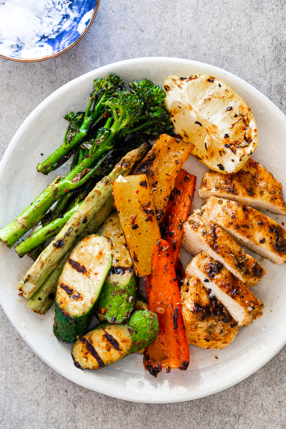 Grilled Chicken and Vegetables
