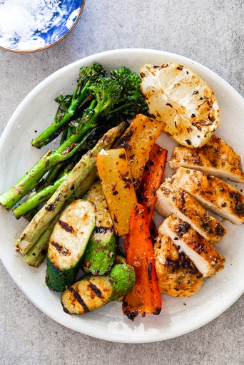 Grilled Chicken and Vegetables